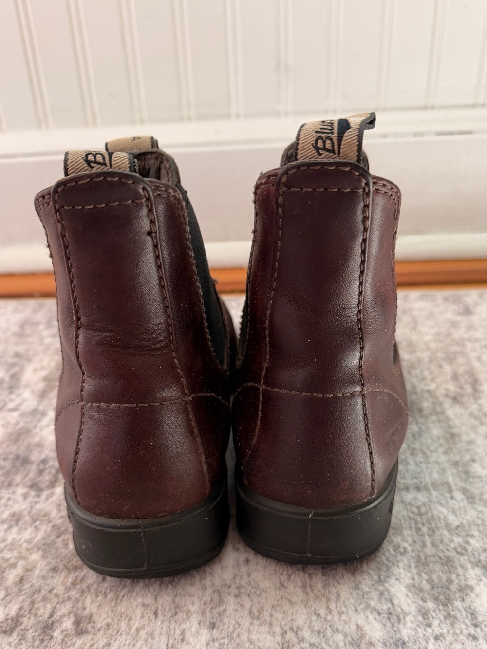 Limited Edition Blundstone 150th Anniversary Chelsea Boots in Auburn Leather 7.5 - Picture 3 of 16